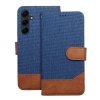 Etui z klapką na Samsung A20e Jeans Book niebieskie